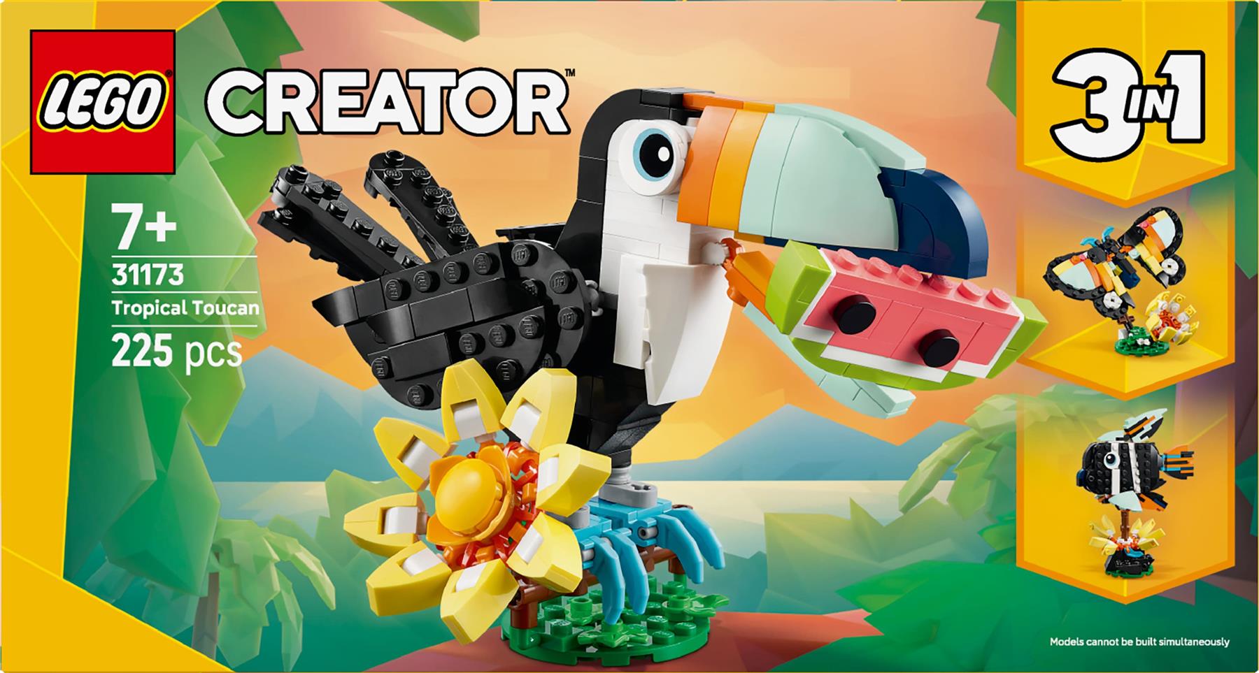 LEGO Creator 3in1 Wild Animals: Tropical Toucan 31173