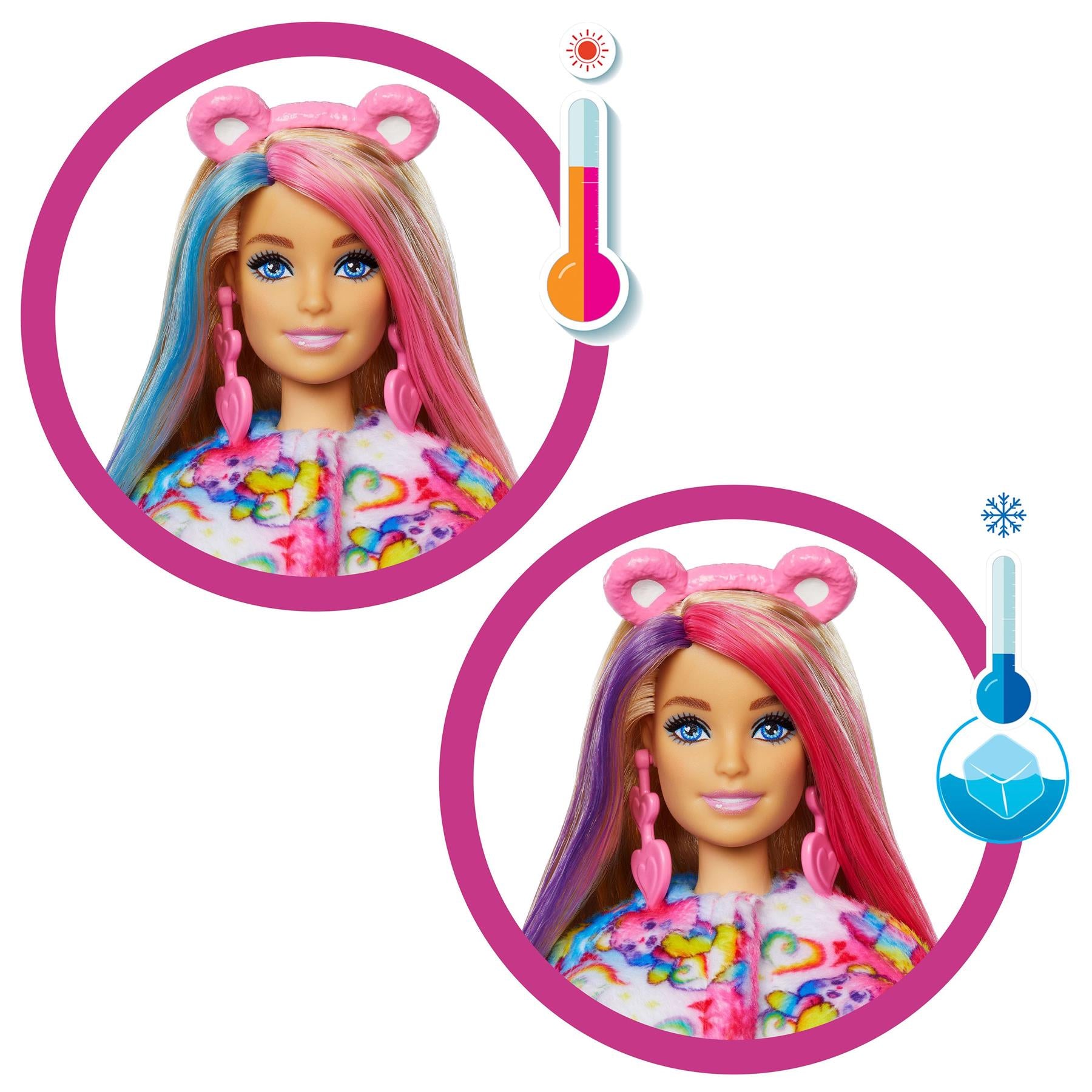 Barbie Cutie Reveal Barbie Care Bears Series 2 - Pink