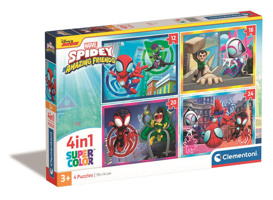 Marvel Spidey And His Amazing Friends 4in1 puzzle