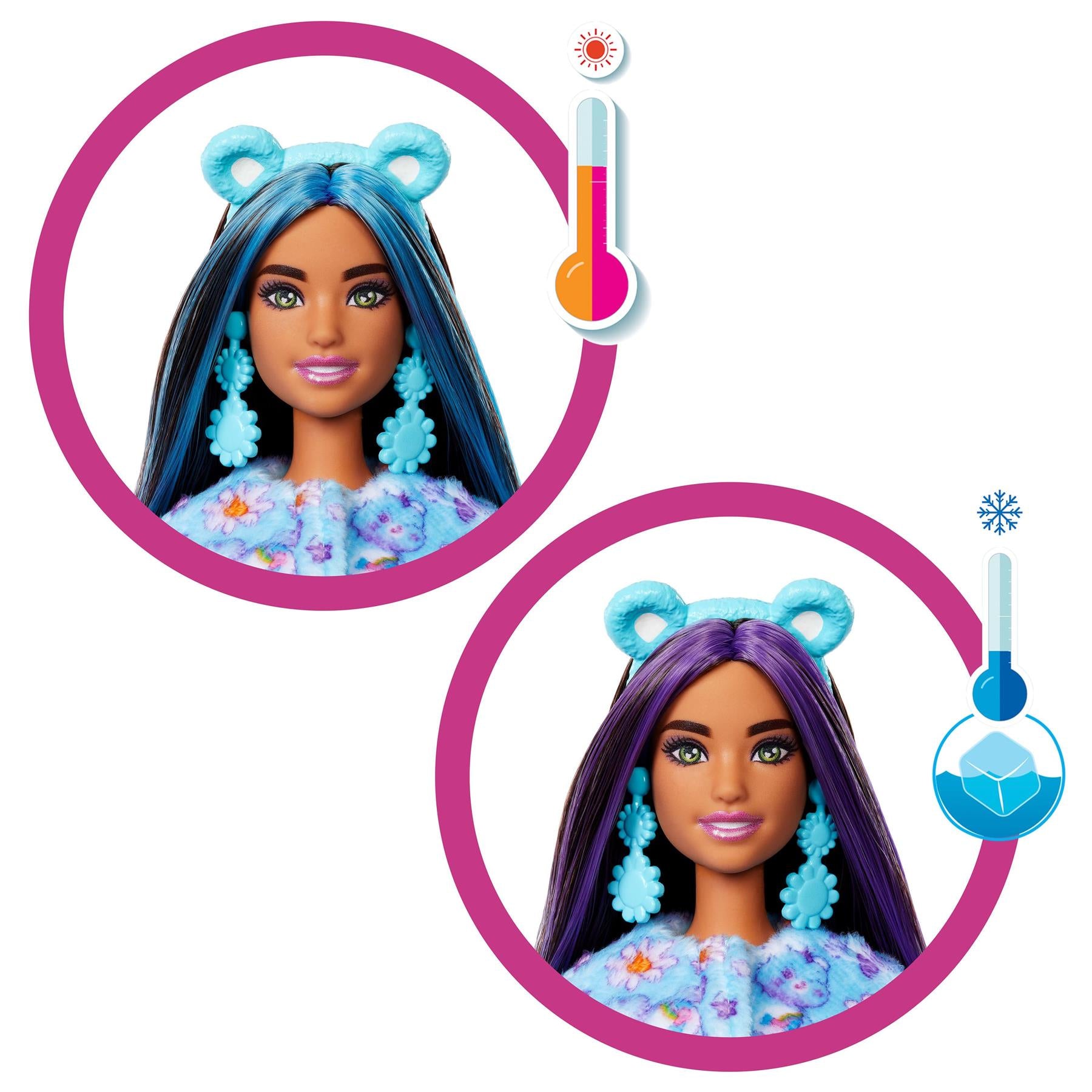 Barbie Cutie Reveal Barbie Care Bears Series 2 - Purple