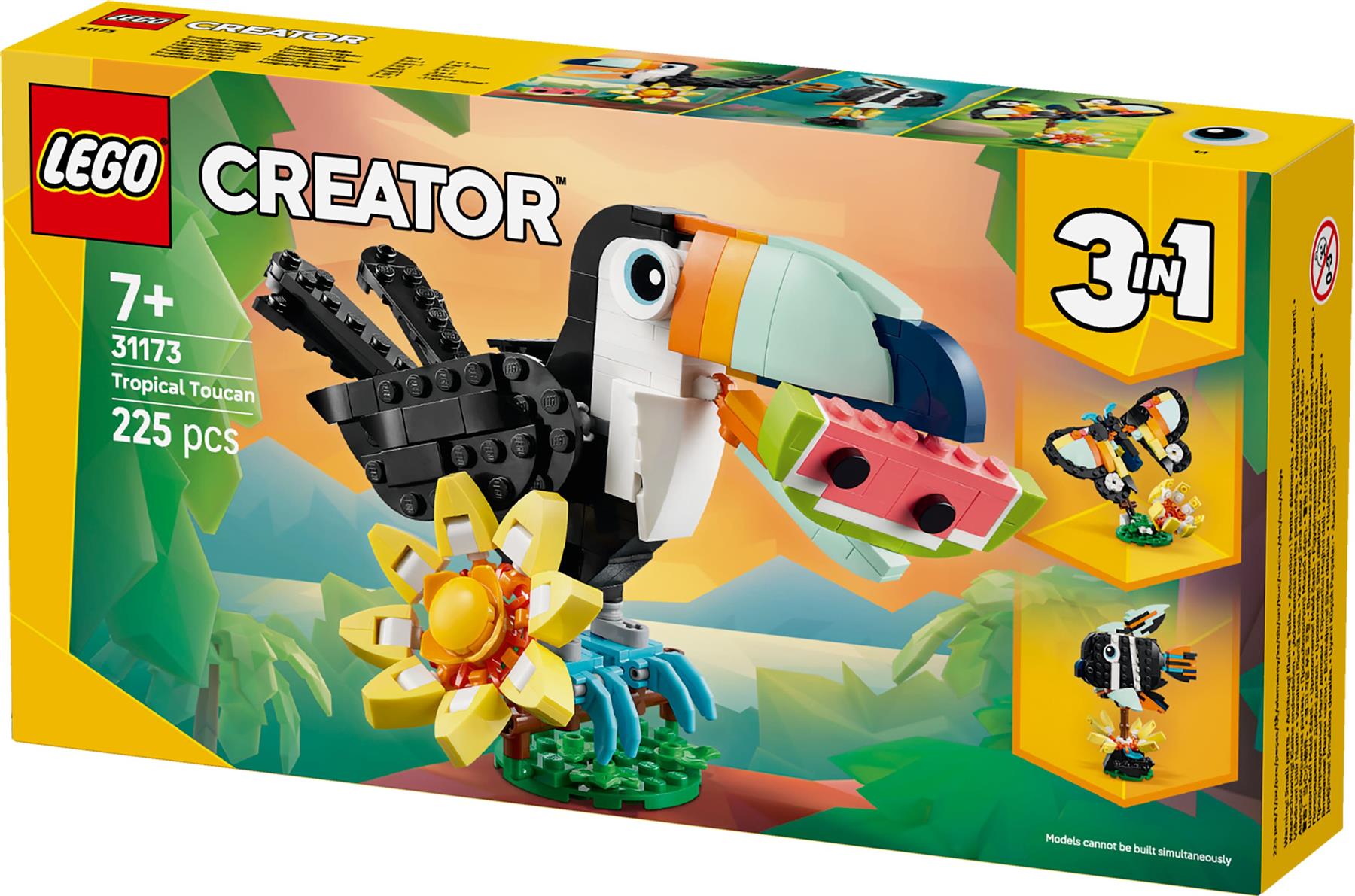 LEGO Creator 3in1 Wild Animals: Tropical Toucan 31173