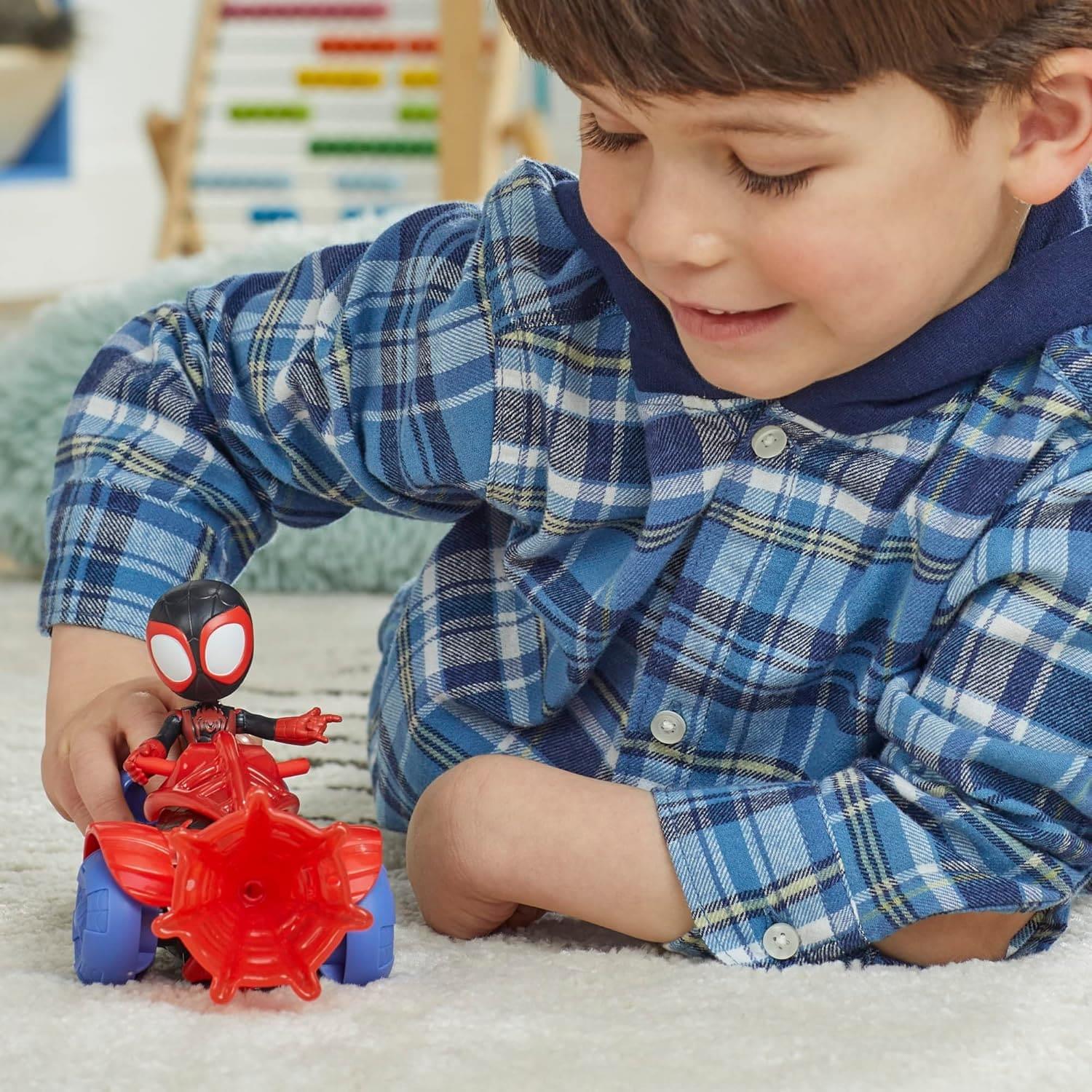 Spidey and  His Amazing Friends Miles Morales Spider Man Techno Racer