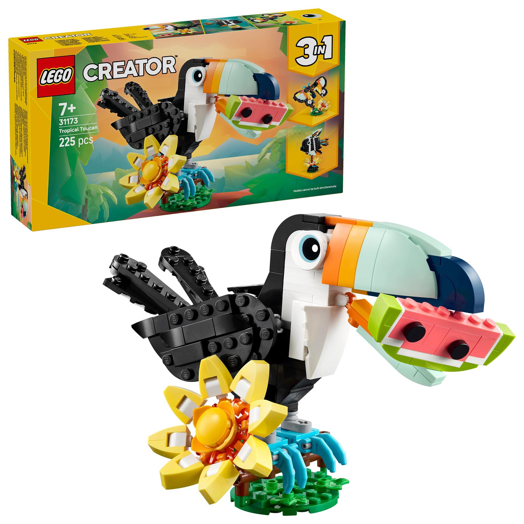 LEGO Creator 3in1 Wild Animals: Tropical Toucan 31173