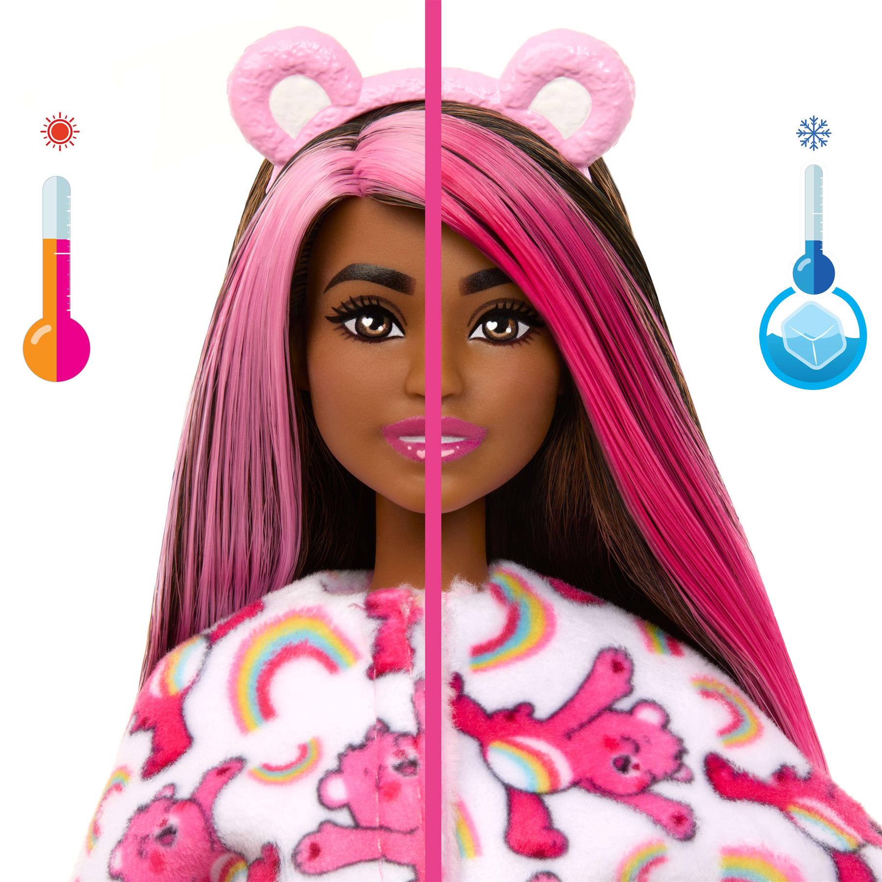 Barbie Cutie Reveal Barbie Care Bears - Pink