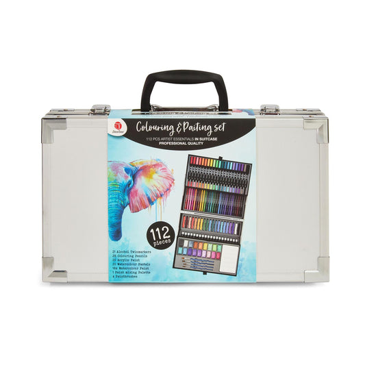 DecoTime Drawing and Art Case 112 pcs