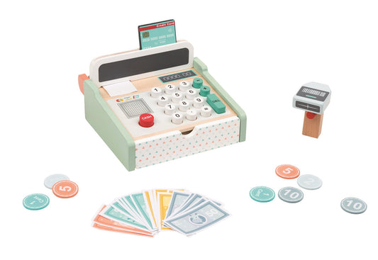 Lelin Wooden Cash Register