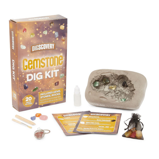 Discovery 20-piece Gem Dig Kit with Accessories