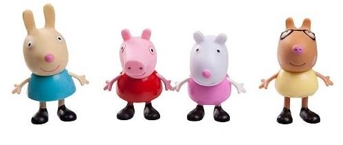 Peppa Pig and Friends 3inch figures 4pack
