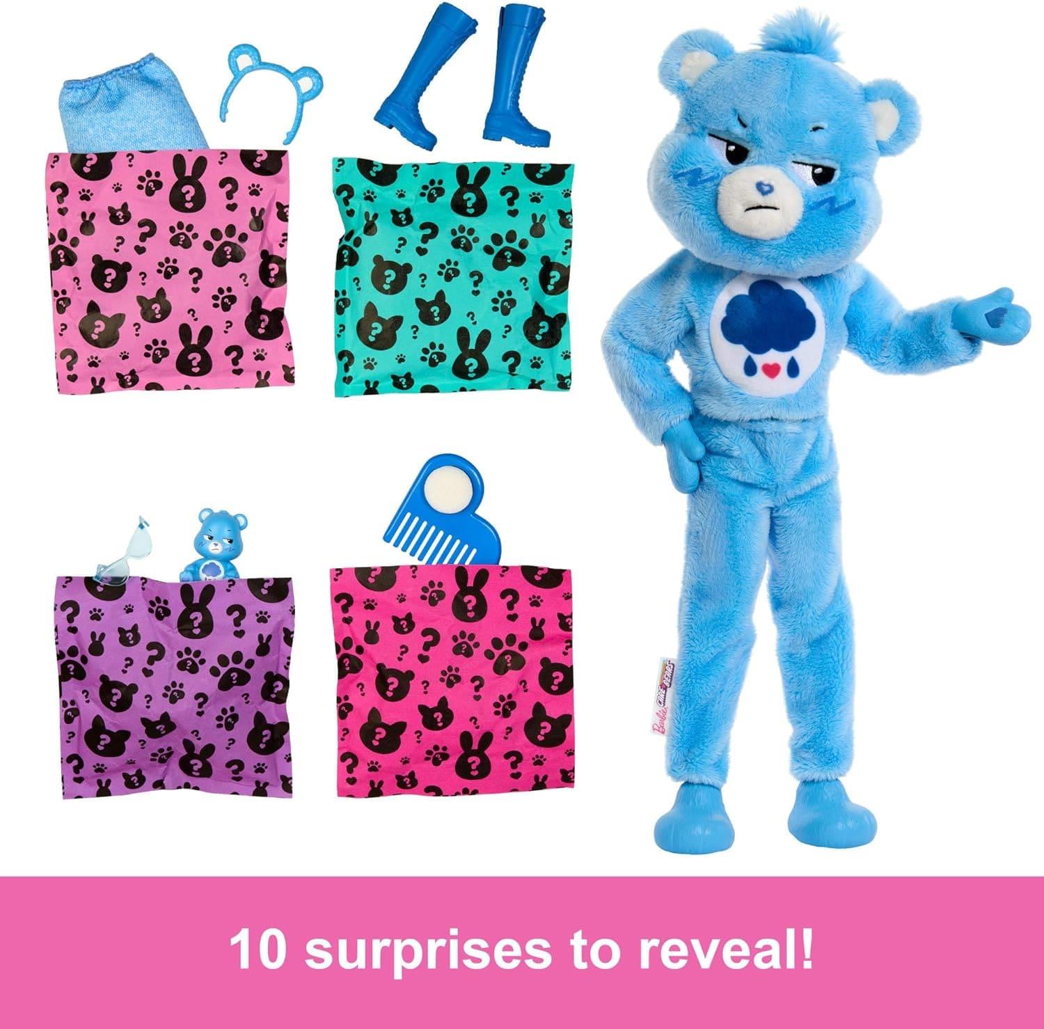 Barbie Cutie Reveal Barbie Care Bears - Blue
