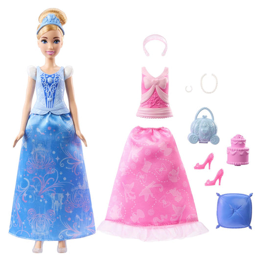 Disney Princess 2-in-1 Stories Fashion Dolls - Cinderella