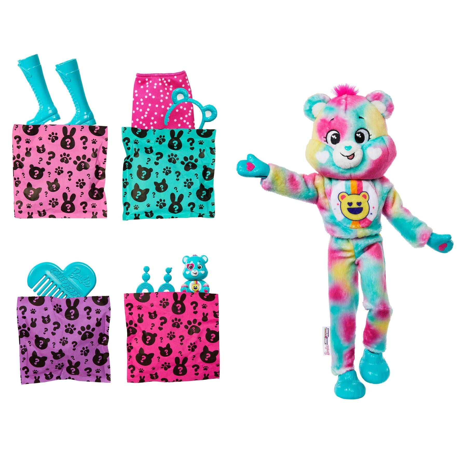 Barbie Cutie Reveal Barbie Care Bears Series 2 - Green