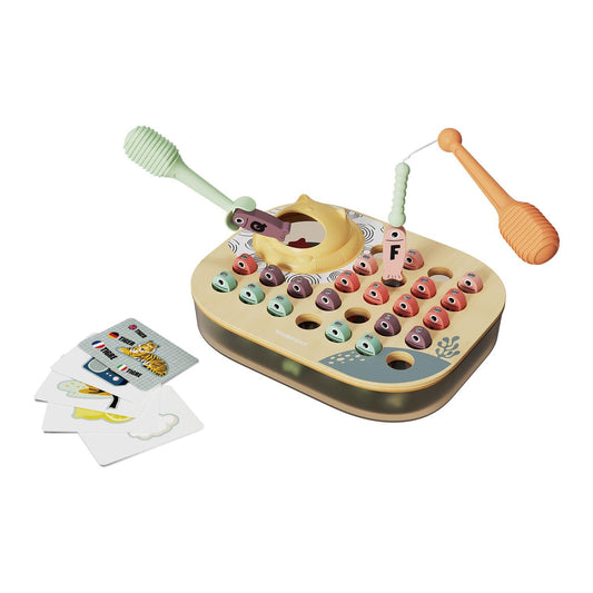 Topbright Wooden Fishing Game ABC