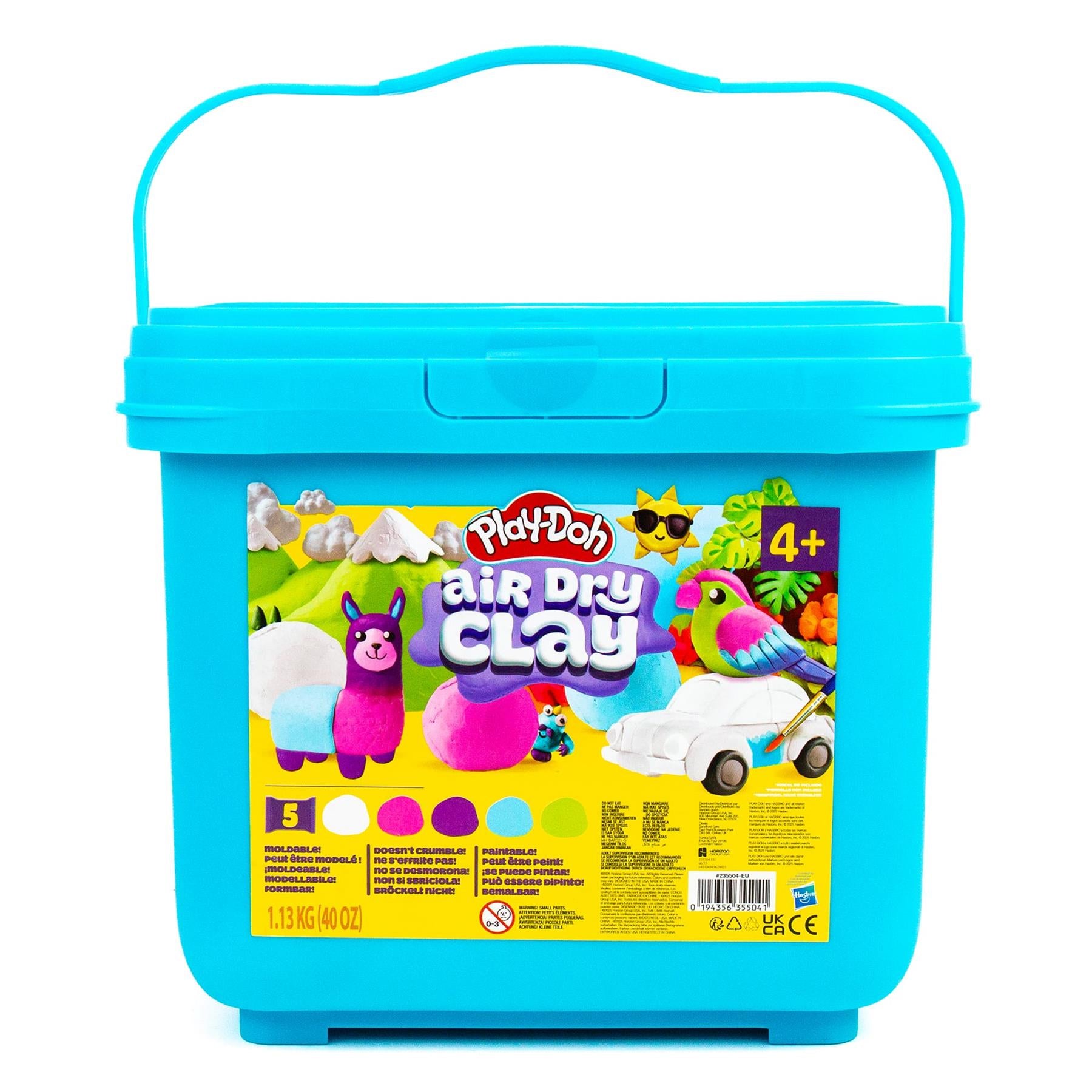 Play-Doh Multi Coloured Air Dry Clay Bucket