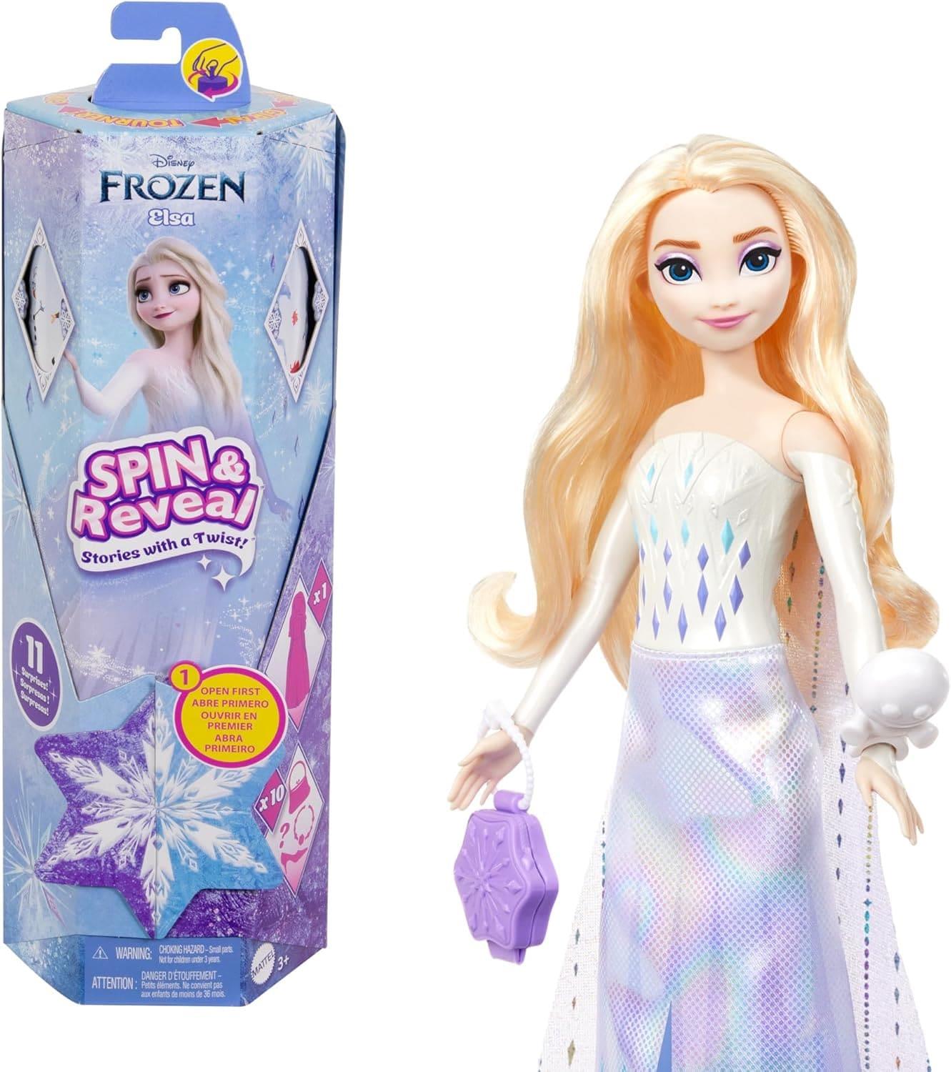 Disney Frozen Spin Reveal Elsa Fashion Doll – BargainMax