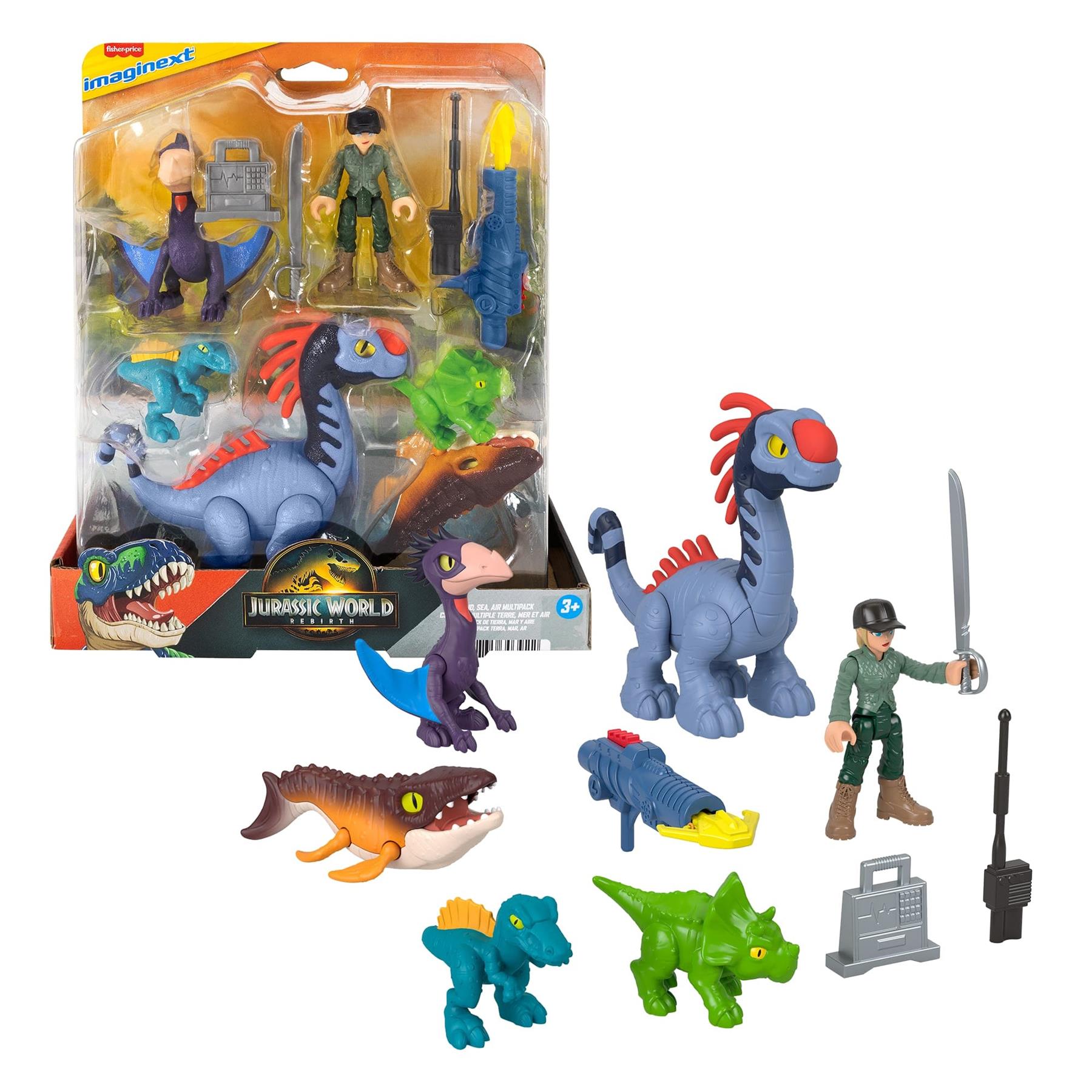 Imaginext Jurassic World Camp Cretaceous Toys Fisher-Price