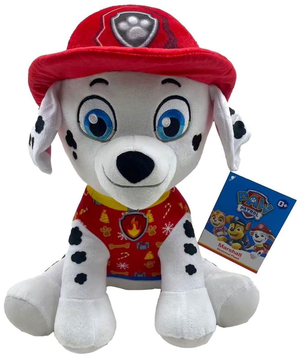 PAW Patrol Marshall 33cm Sitting Plush with Printed Seasonal