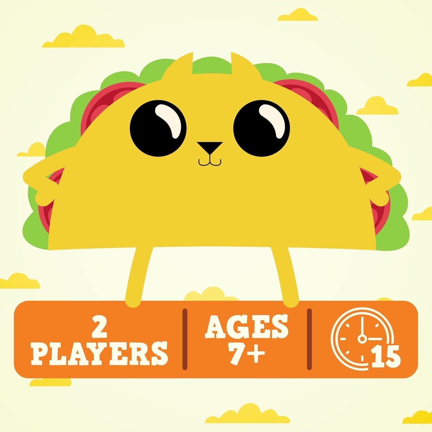 Exploding Kittens Tacocat Spelled Backwards – Gioco Di Carte Portatile Con Tessere Palindrome