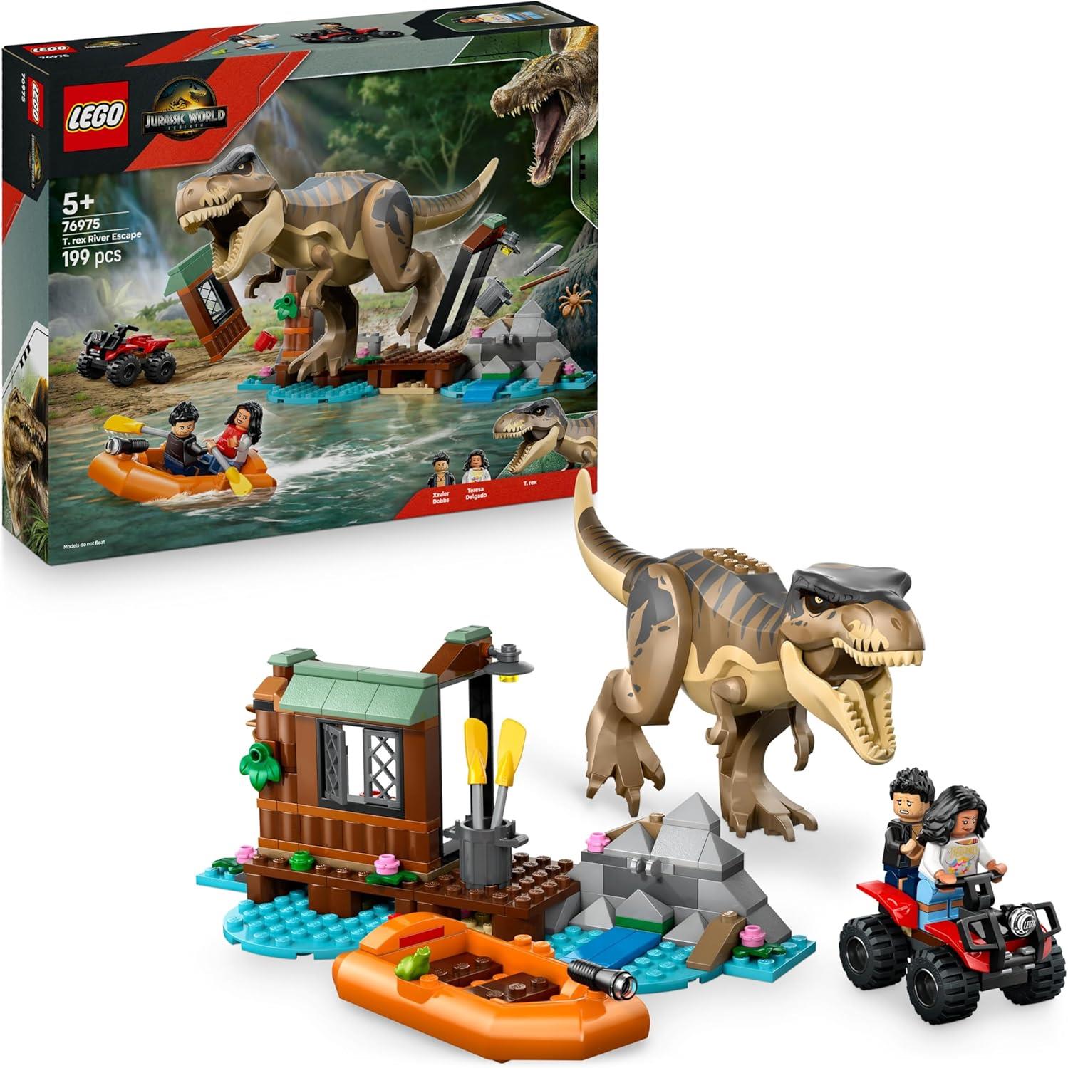 LEGO Jurassic World rex River Escape 76975 – BargainMax