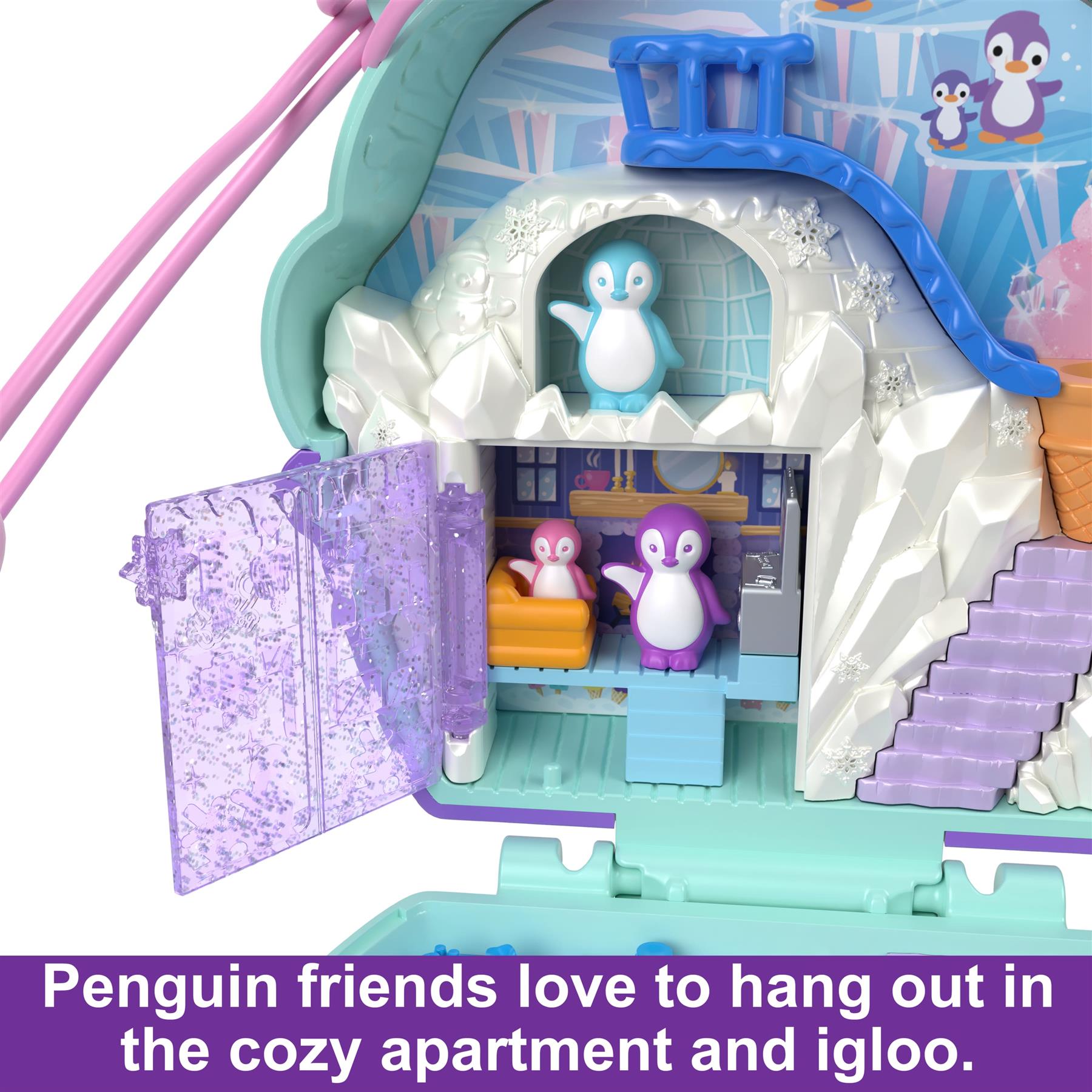 Polly Pocket Snow Penguin Compact