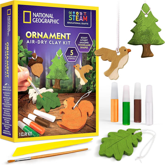 National Geographic Ornament Air Dry Modelling Clay Kit