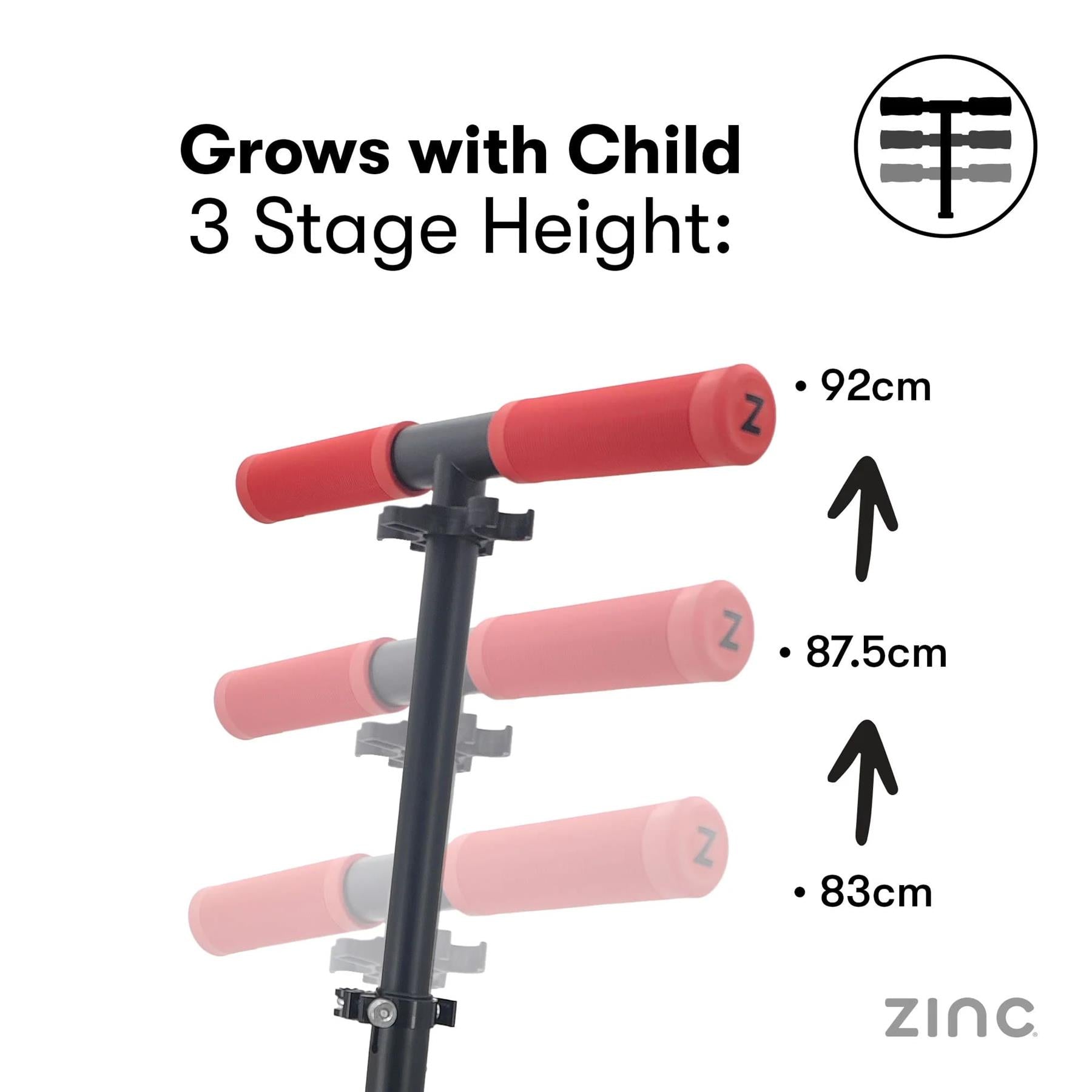 Zinc Cruise Big Wheel Folding Scooter