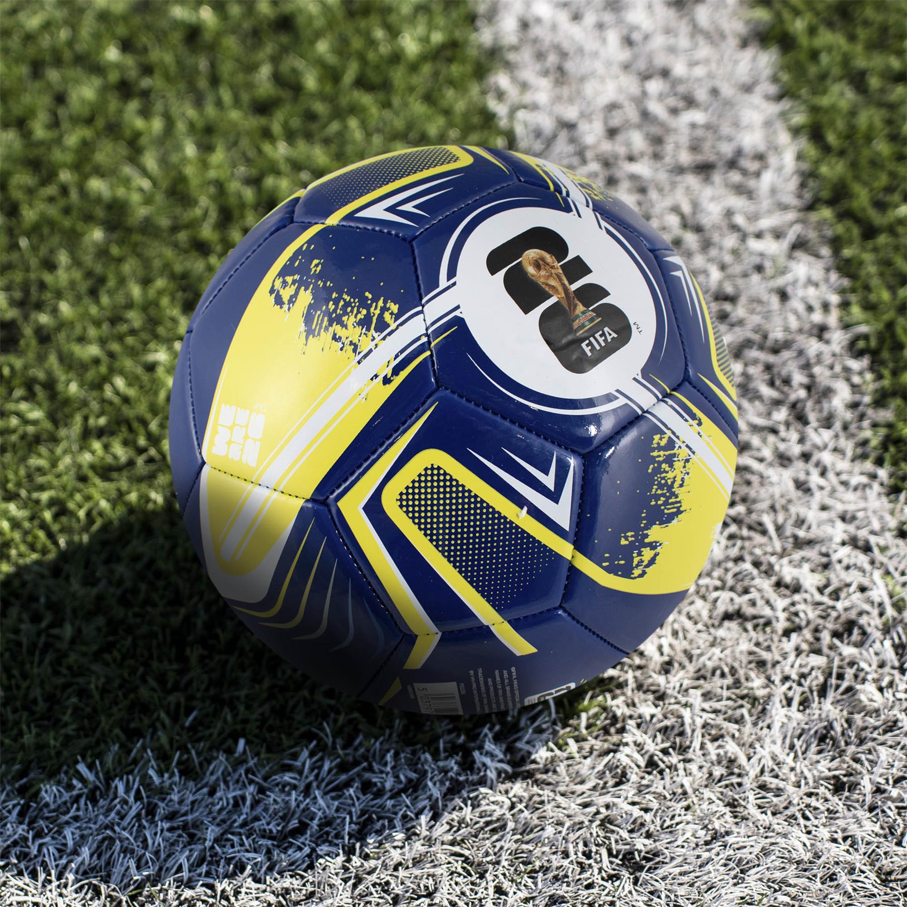 FIFA World Cup 26 Size 5 Turbine Football - Blue