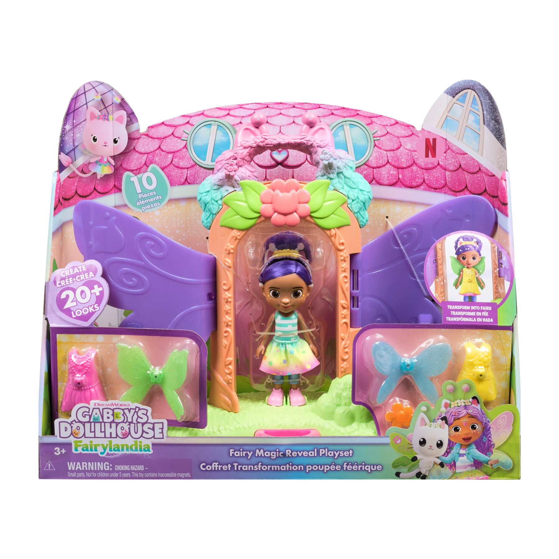 Gabby's Dollhouse Fairylandia Reveal Playset