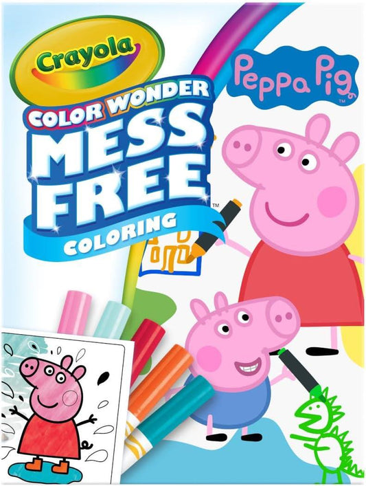 Crayola Colour Wonder Peppa Pig Colouring Mess-Free Book