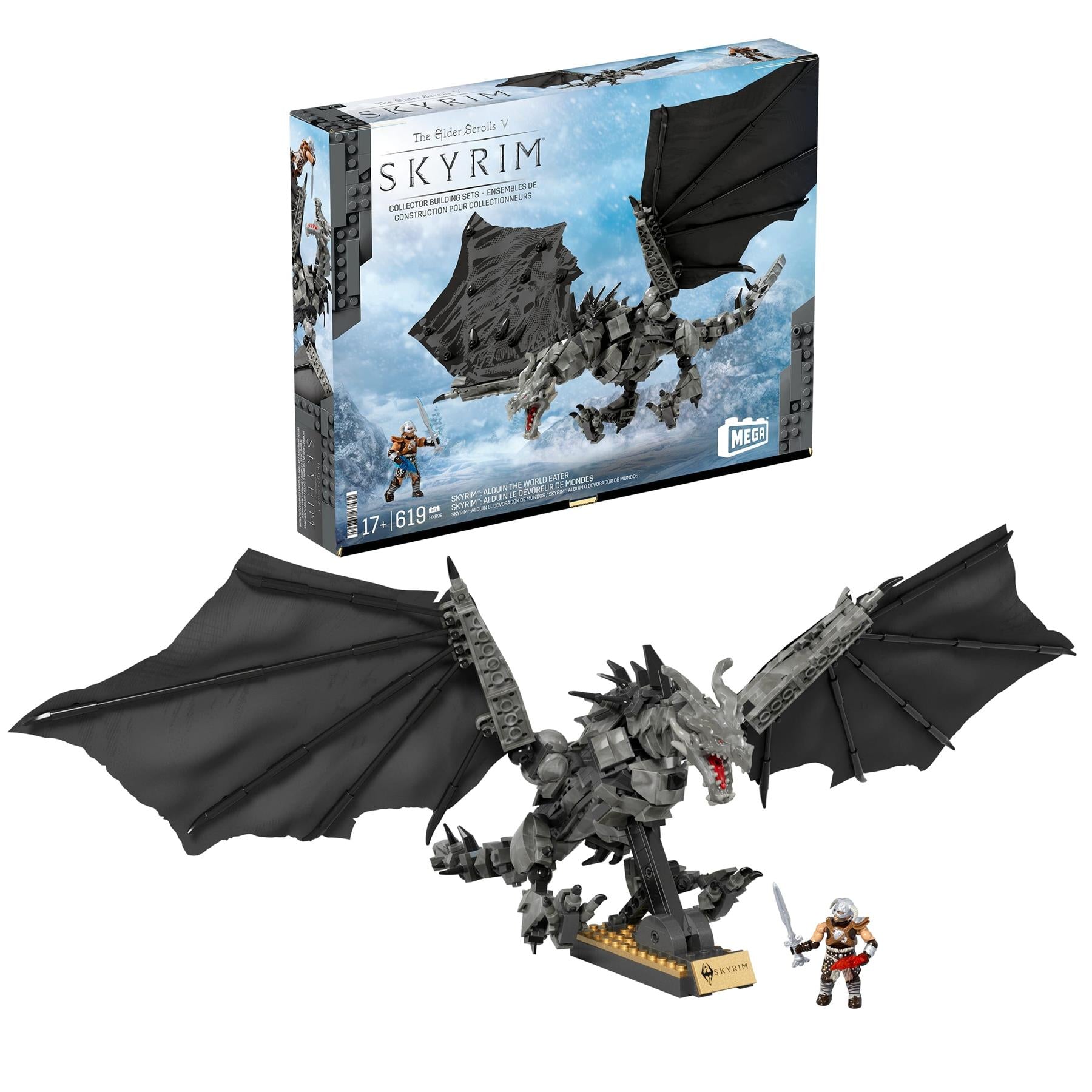 MEGA Skyrim Alduin The World Eater Building Set
