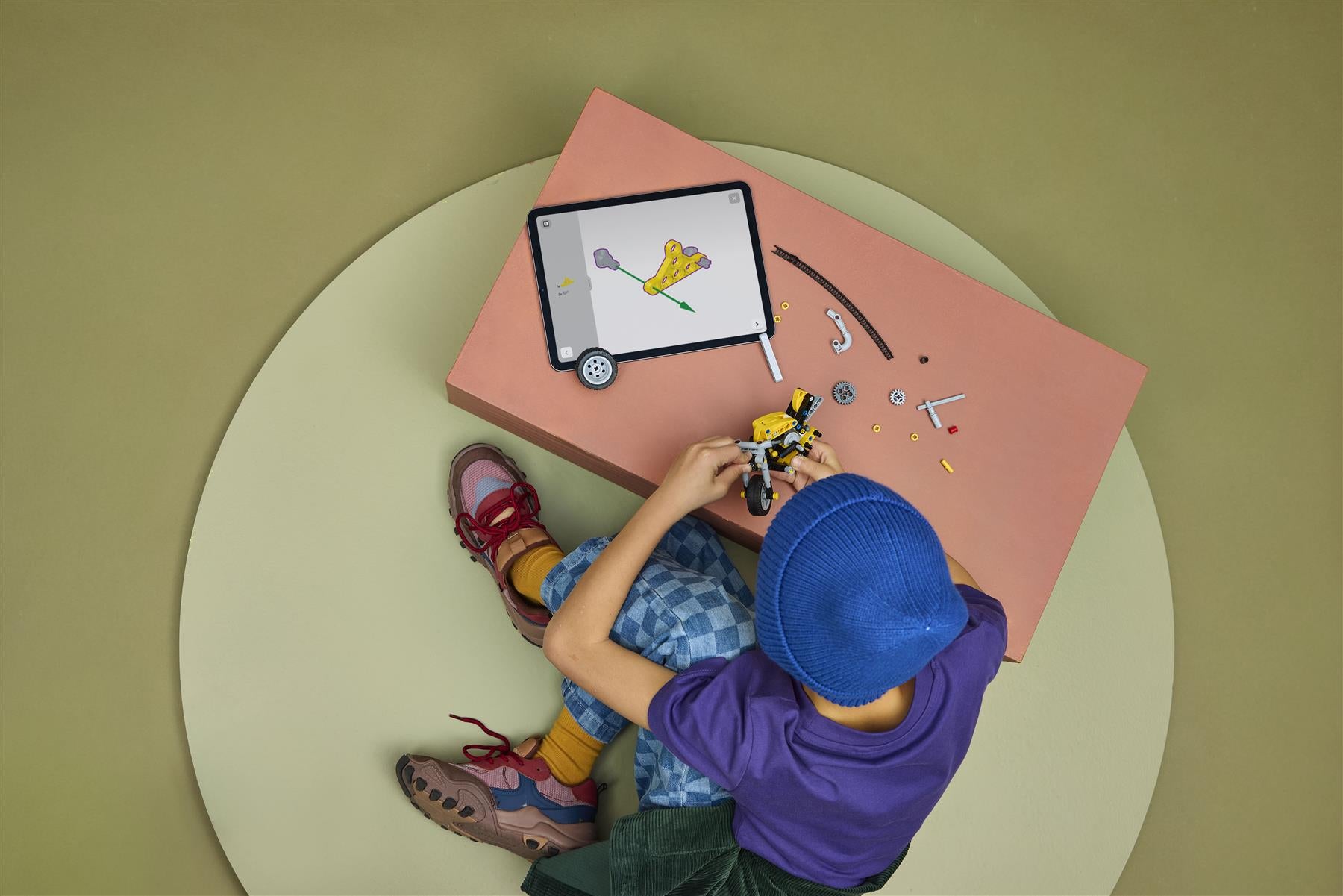 LEGO Technic Yellow Motorcycle 42225