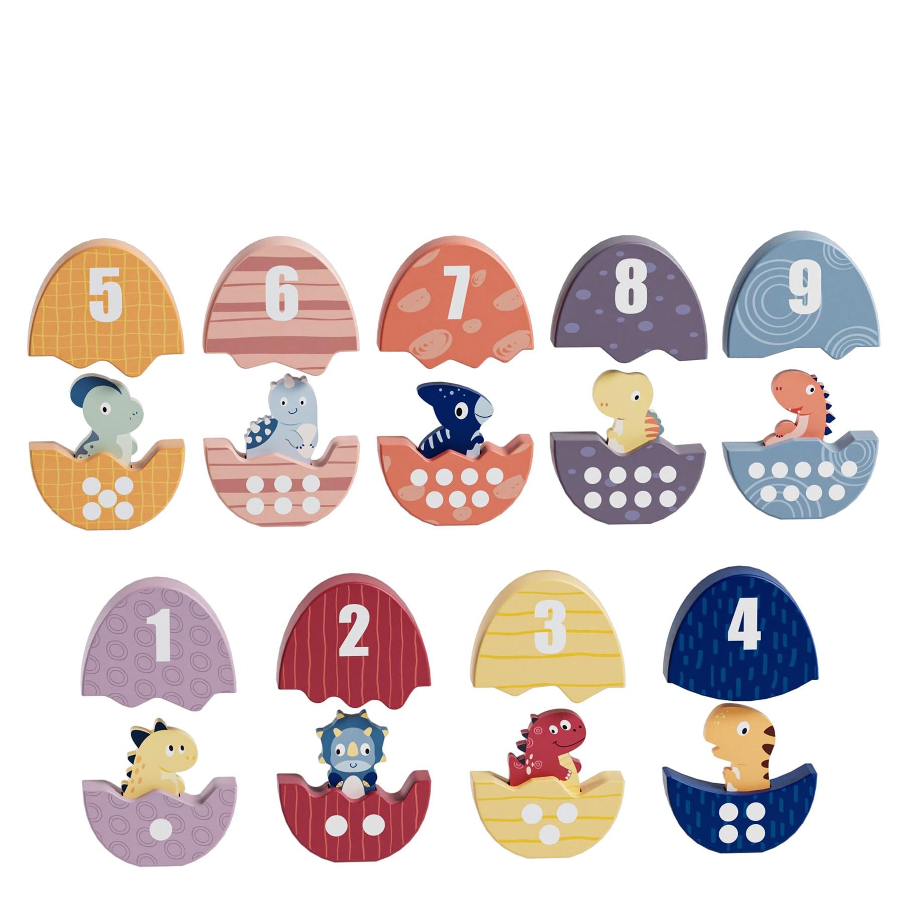 Topbright Wooden Dinosaur Bay Match Set
