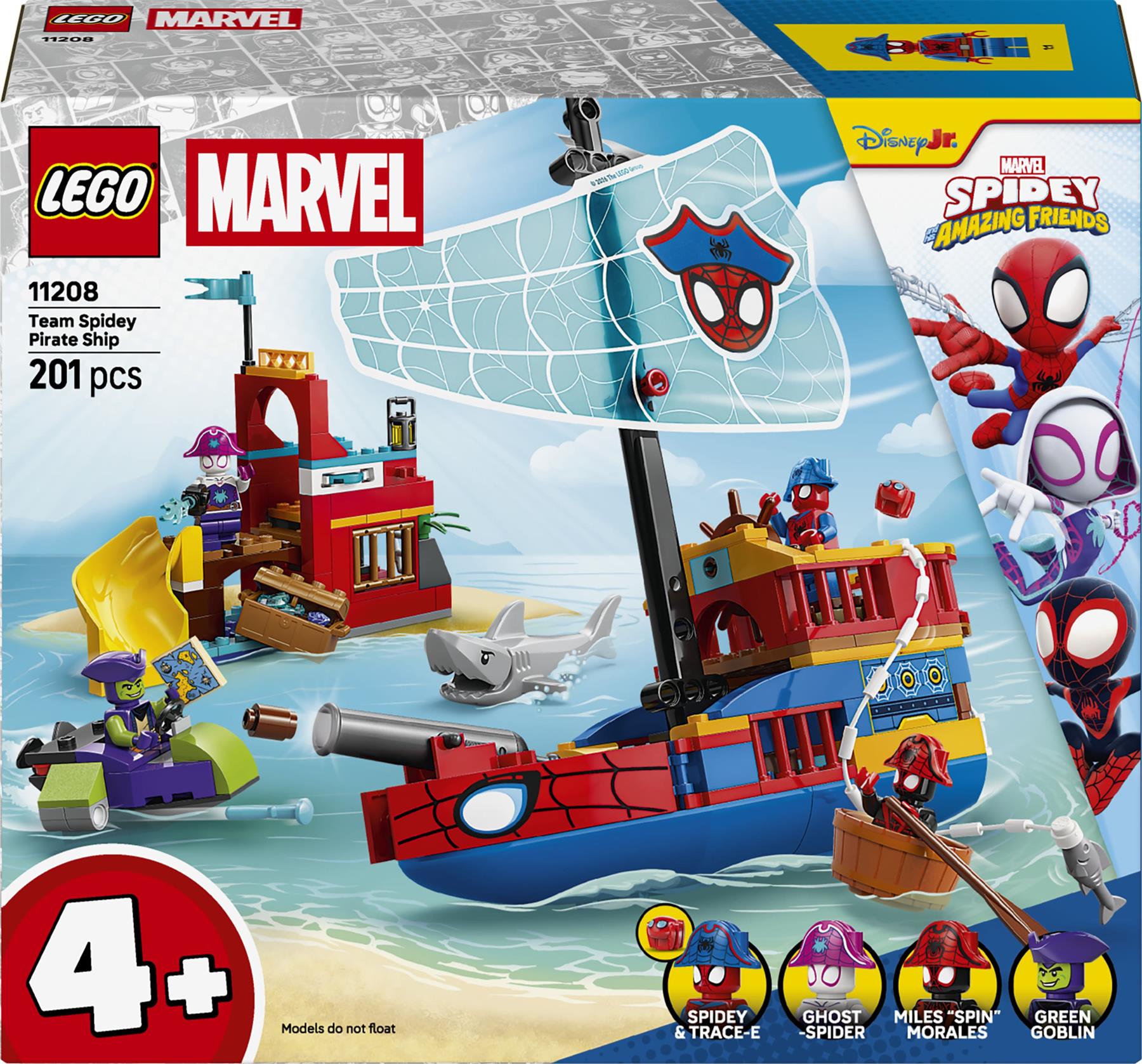 LEGO Marvel Team Spidey Pirate Ship 11208