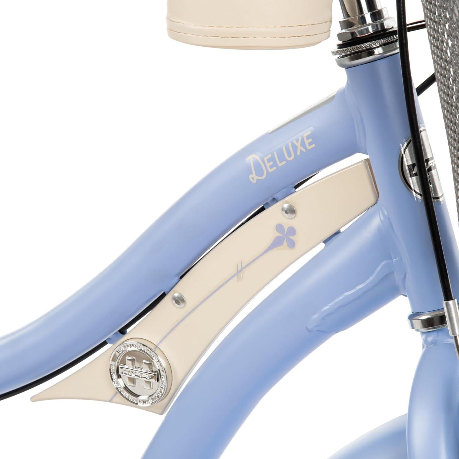 Huffy Deluxe 24 Inch Cruiser Bike - Baby Blue