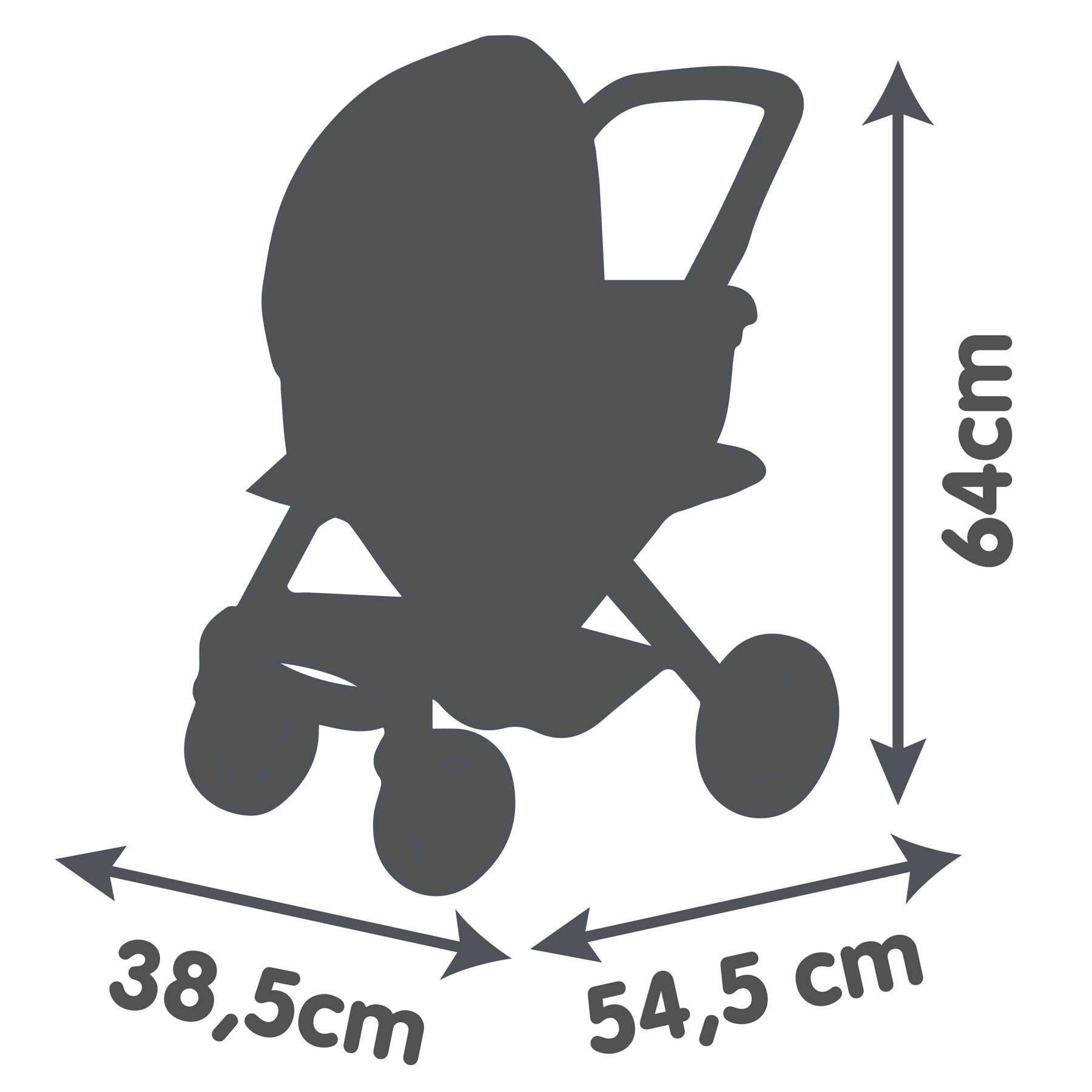 Smoby Maxi-Cosi 3 in 1 Pushchair and Pram Beige