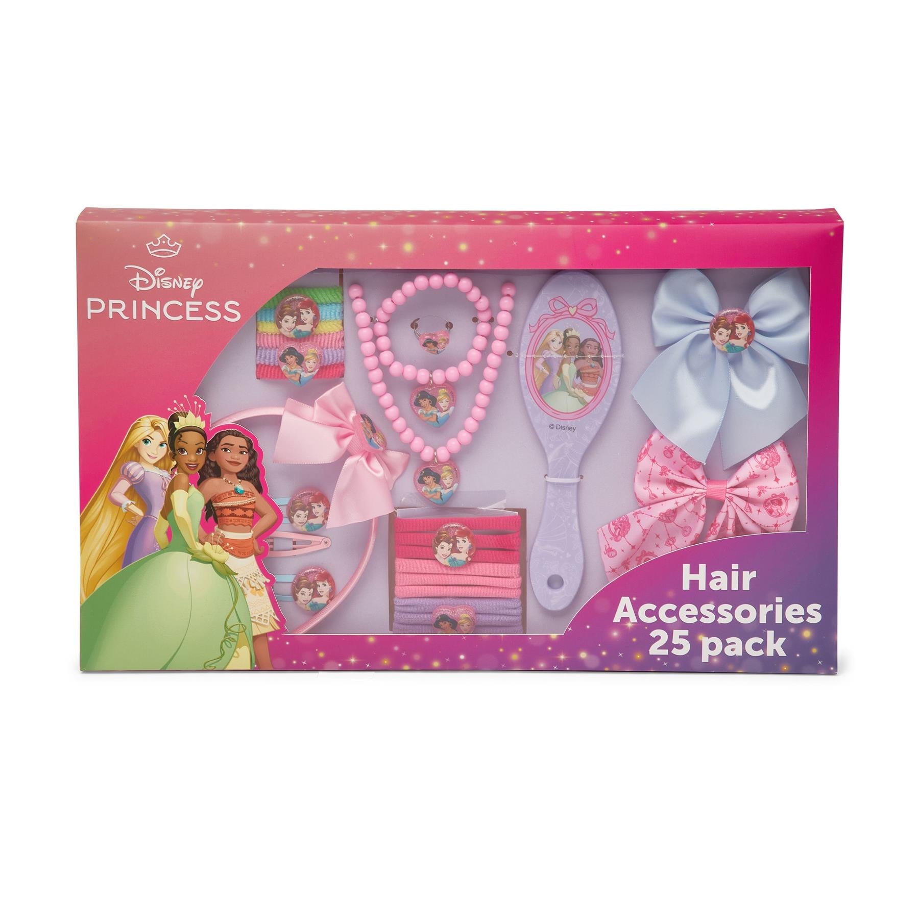 Disney Princess 25 Piece Hair Accessory Set
