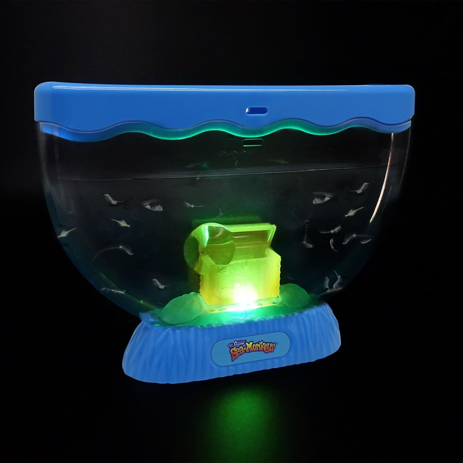 Ocean Treasure Tank Sea Monkey Blue with Light