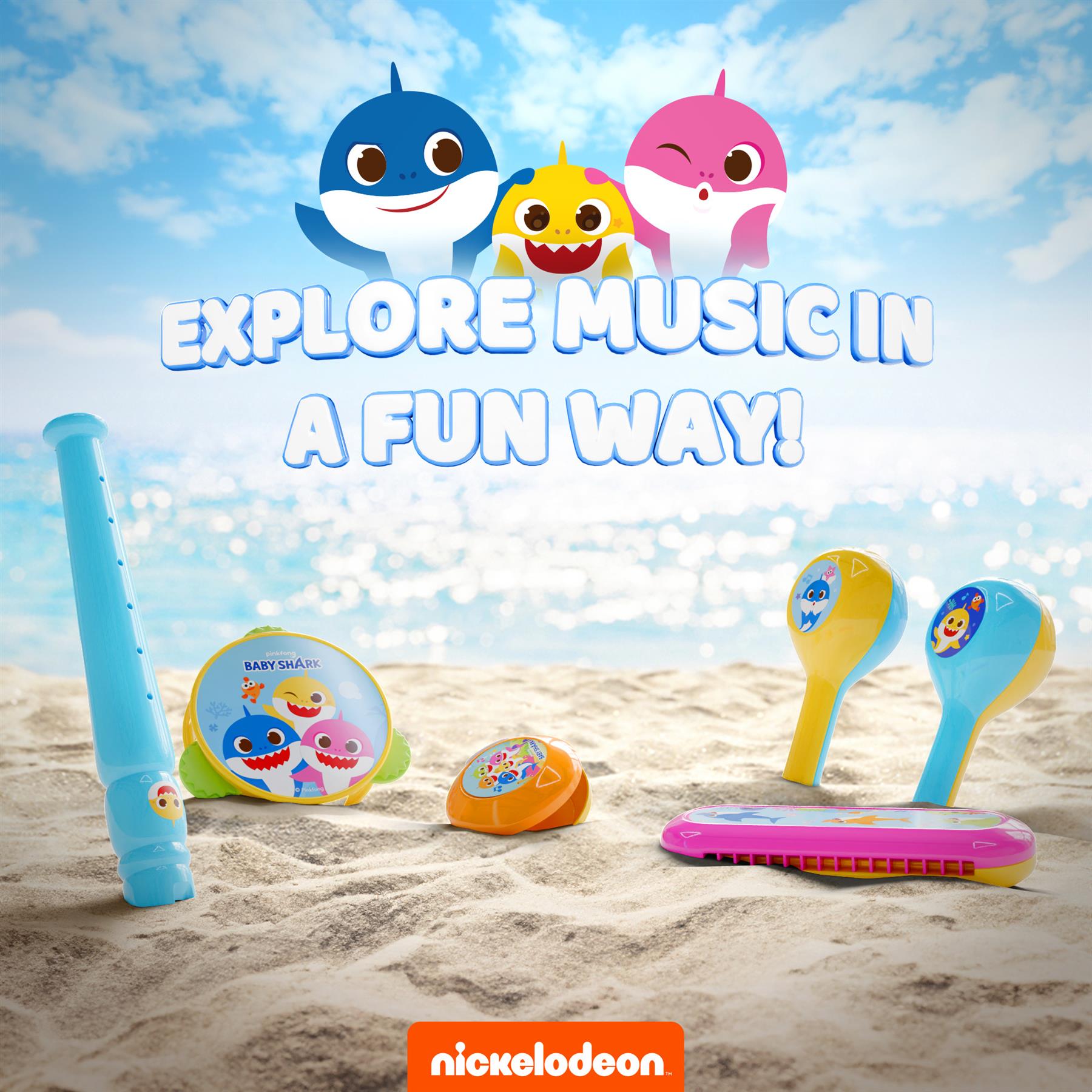 Baby Shark 6 Piece Instruments