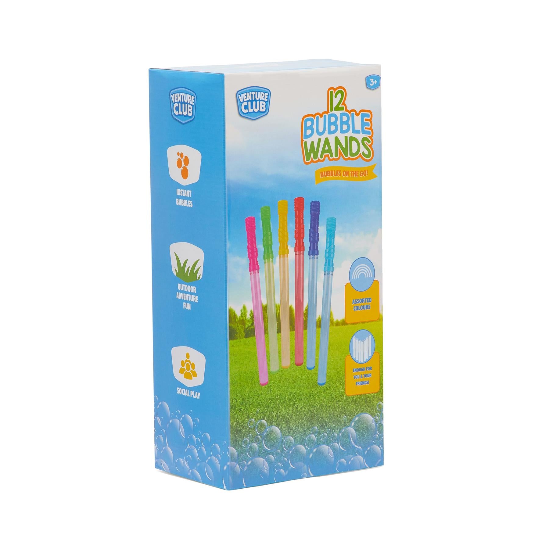 Venture Club 12 Pack of Bubble Wands