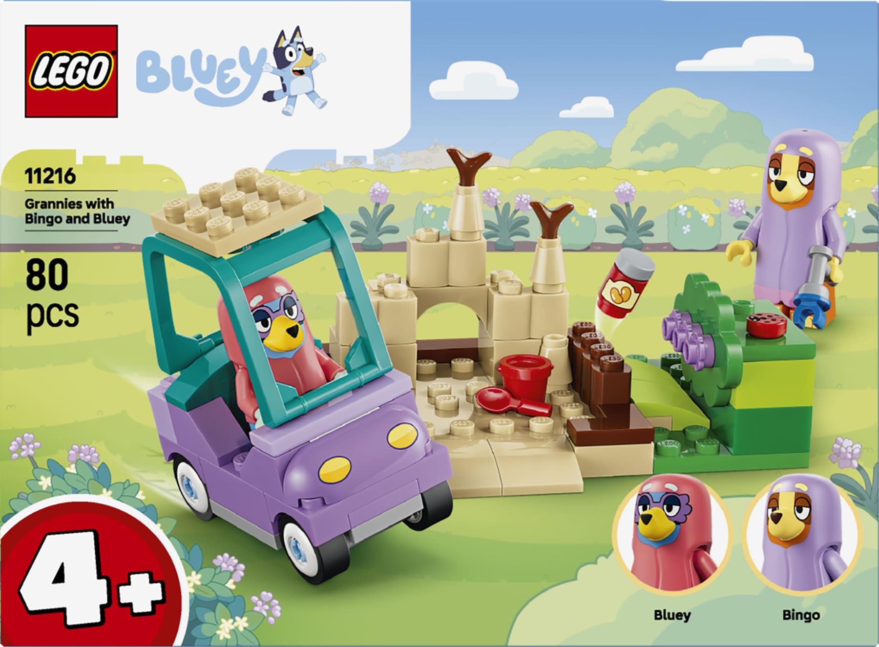 LEGO Bluey Grannies with Bingo and Bluey 11216
