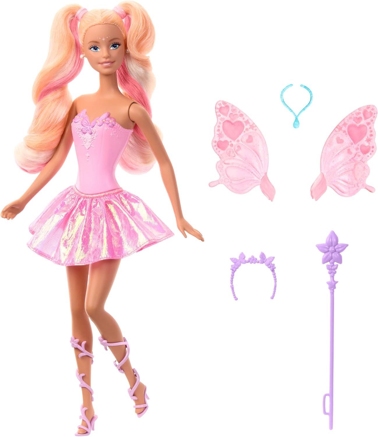 Barbie Fantasy Fairy Doll with Colour Changing Wings