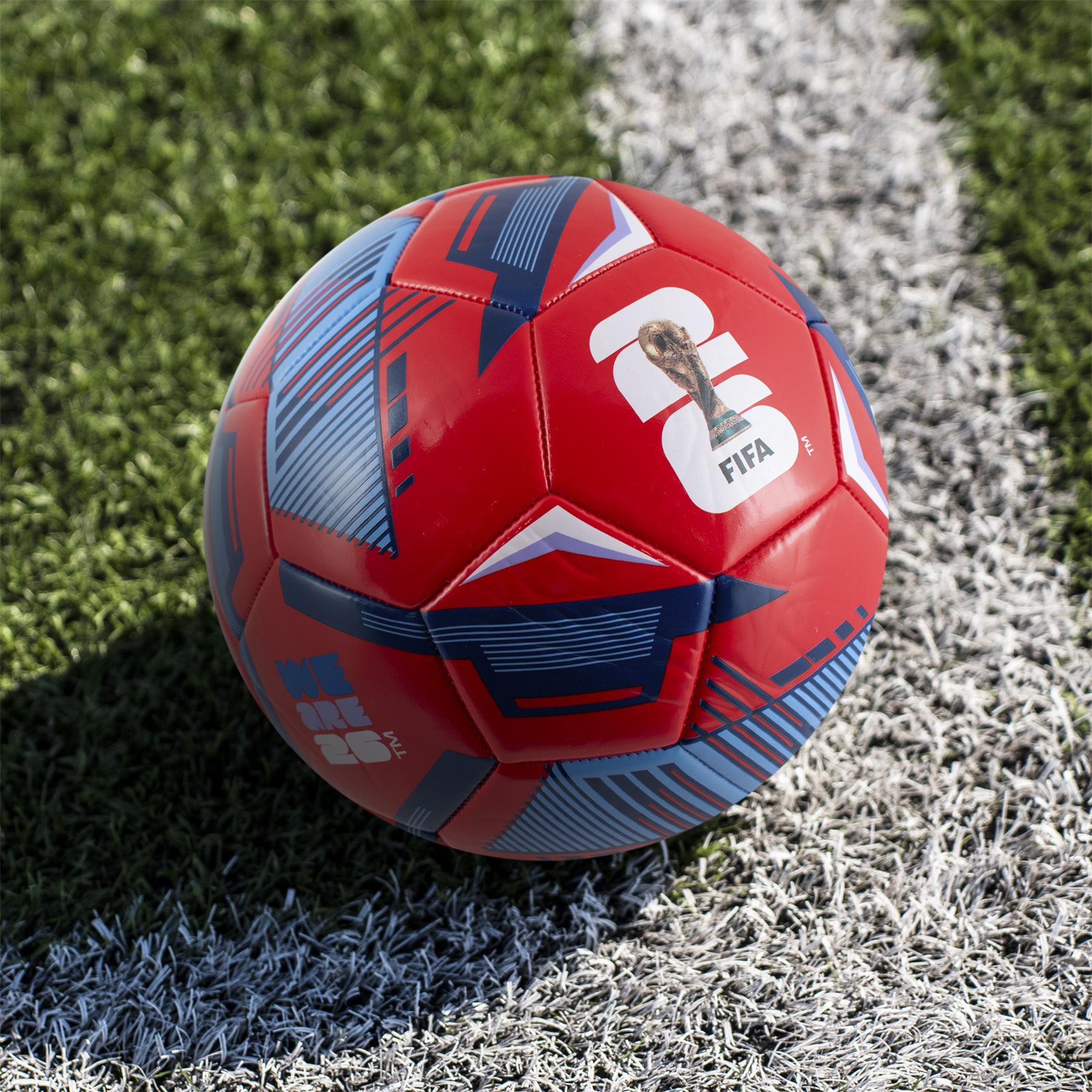 FIFA World Cup 26 Size 5 Reflex Football - Red