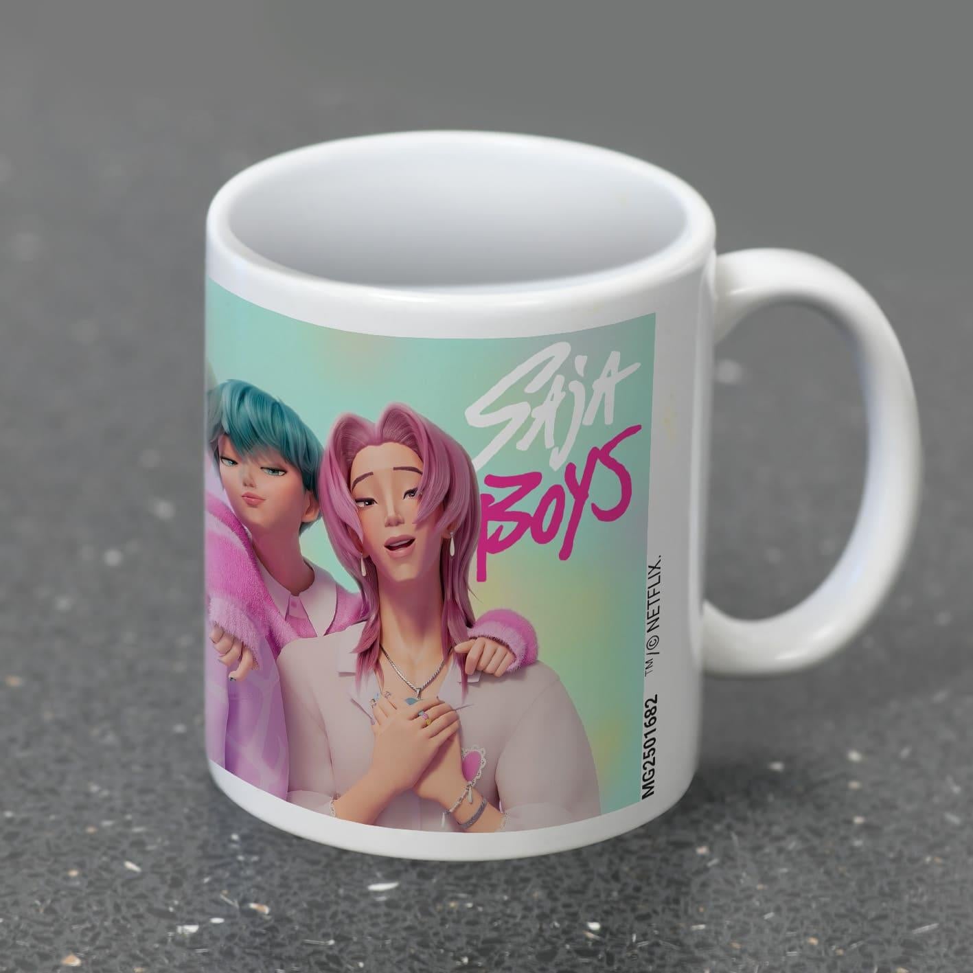 KPop Demon Hunters (SAJA Boys) White Pod Mug
