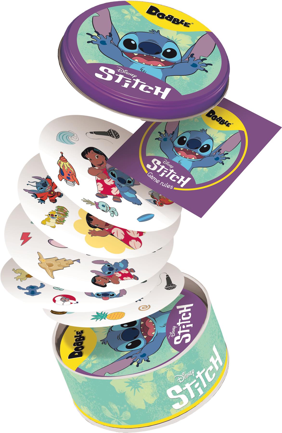 Disney Stitch Dobble Spot The Match Card Game