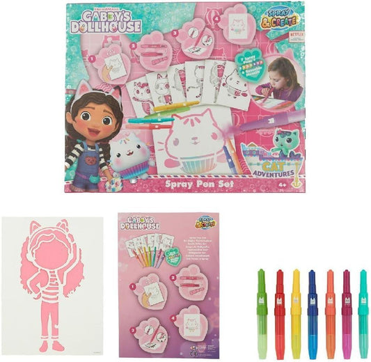 Gabby's Dollhouse Spray Pen Set