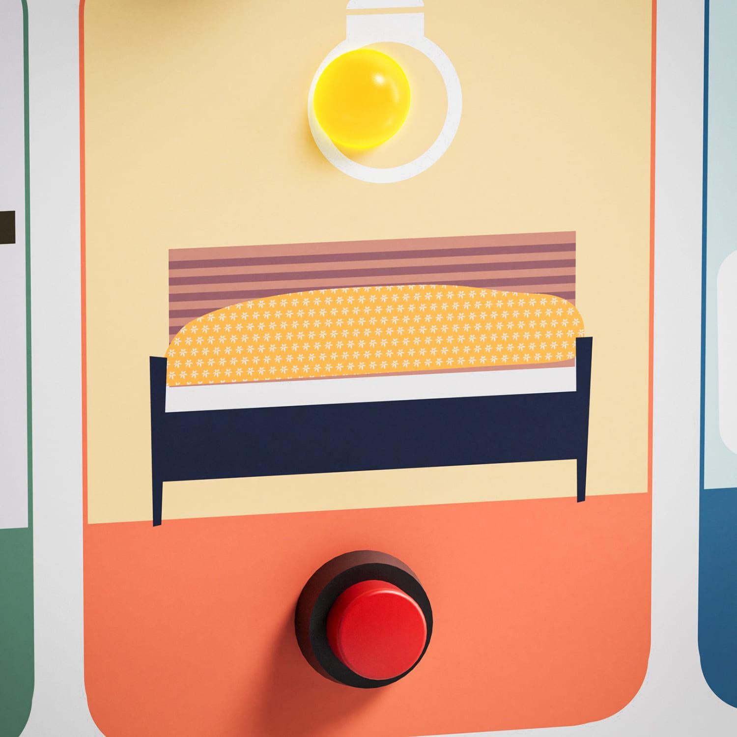 Topbright Wooden Busy Board House