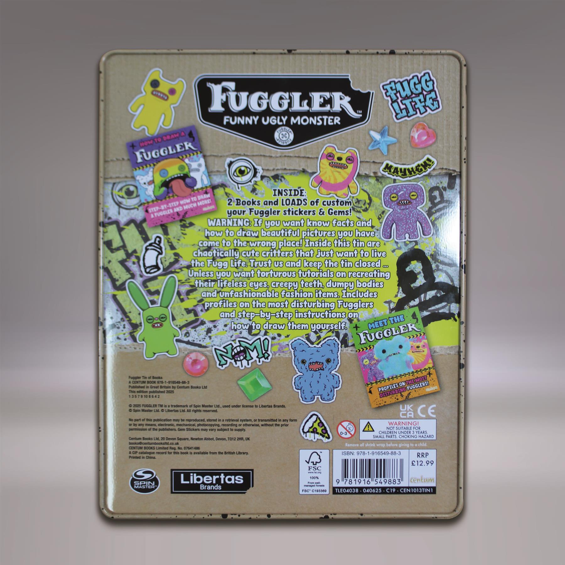 Fuggler Funny Ugly Monster Tin of Books
