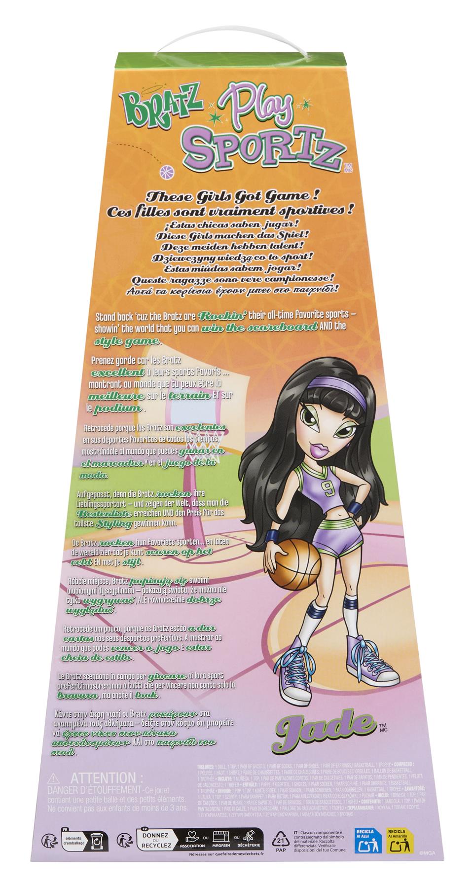 Bratz Play Sportz Doll Jade - Basketball