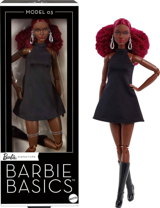 Barbie Basics Model 03 Collector Fashion Doll with Red Curly Hair