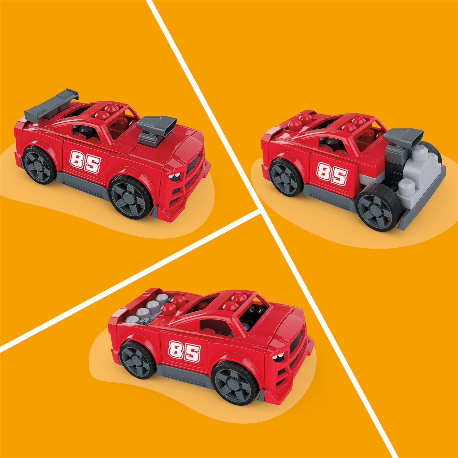 MEGA Bloks Build & Go Race Car Block Toy