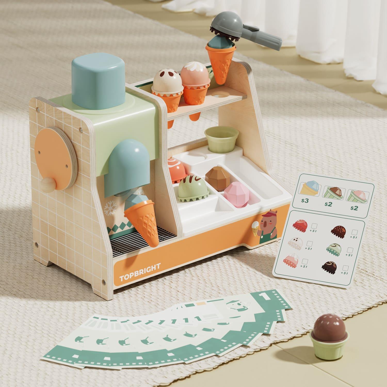 Topbright Wooden Ice Cream Boutique